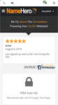 Mobile Screenshot of namehero.com