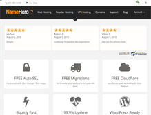 Tablet Screenshot of namehero.com